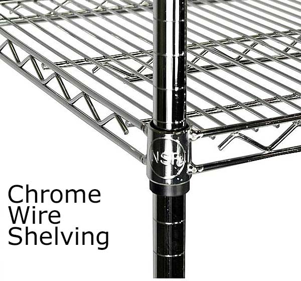 Chrome Wire Shelving